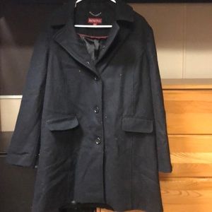 Merona Black Winter Dress Coat